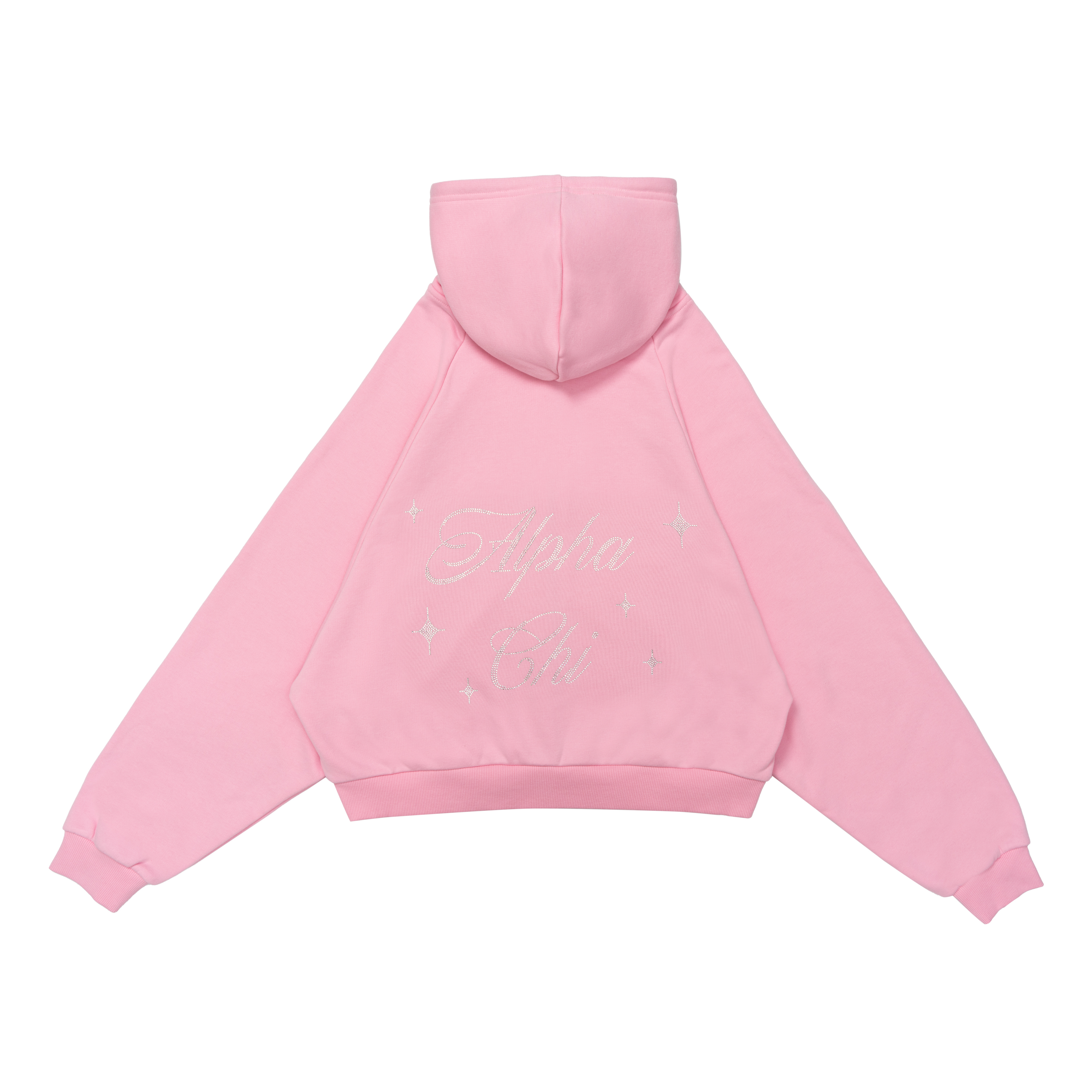 Cropped Zip-Up Sweatshirt product shot 3