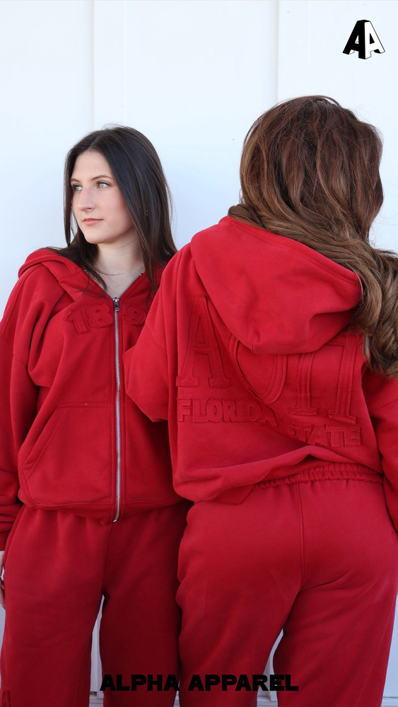 Zip-Up Sweatshirt worn 9