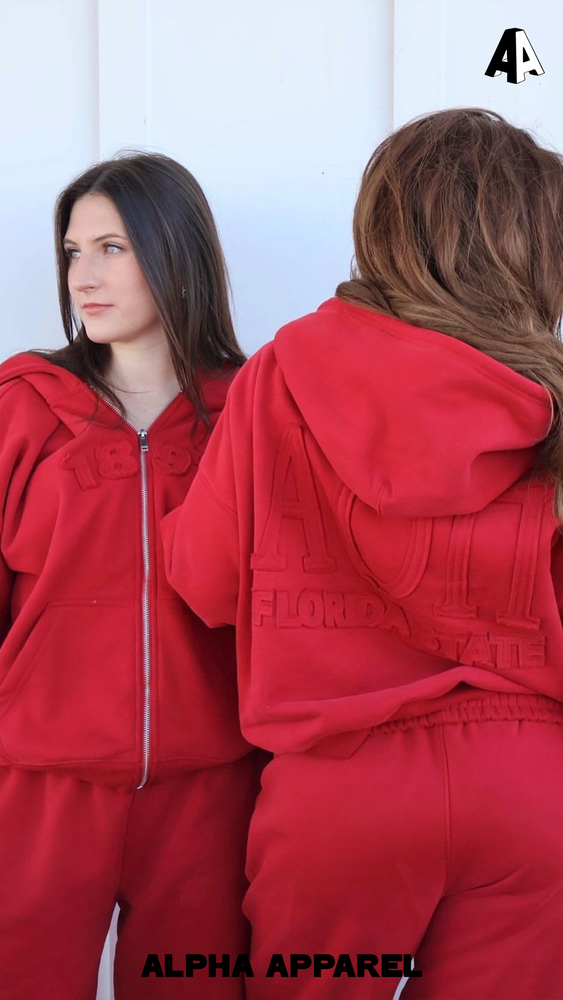 Zip-Up Sweatshirt worn 25
