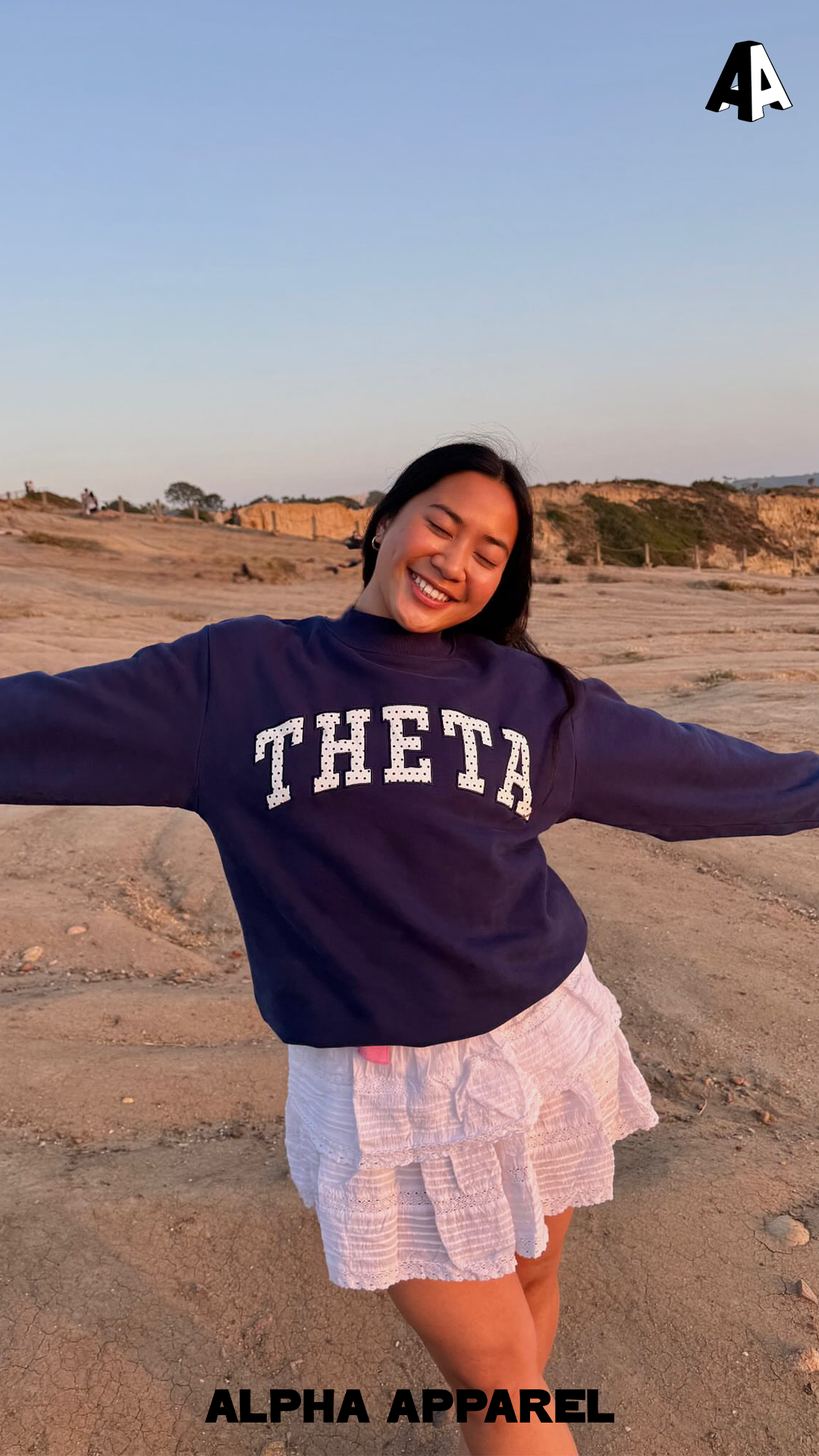 Mockneck Sweatshirt worn 76