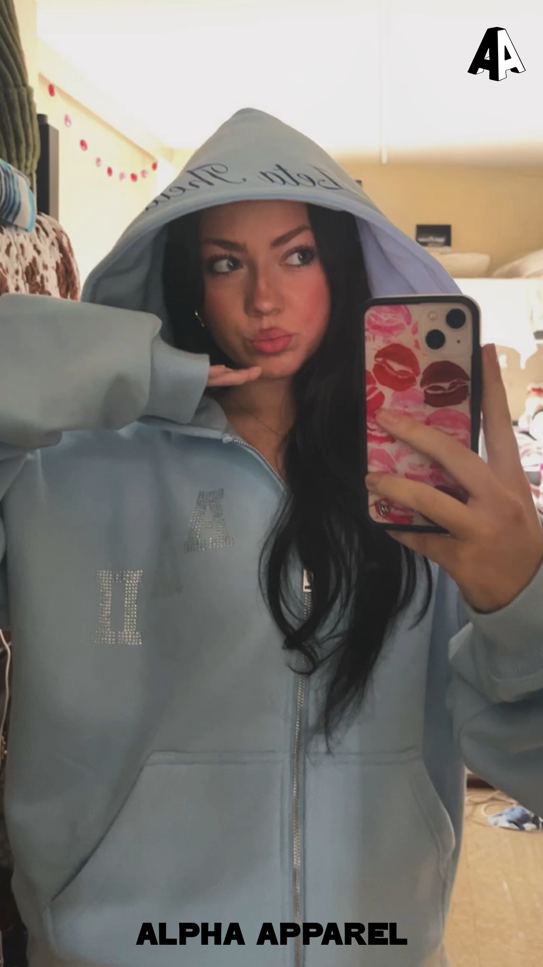 Zip-Up Sweatshirt worn 51