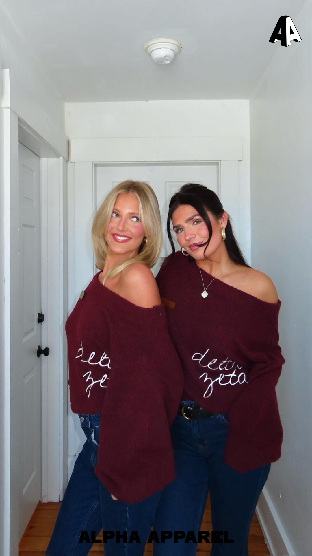 Off-Shoulder Knit Sweater worn 3