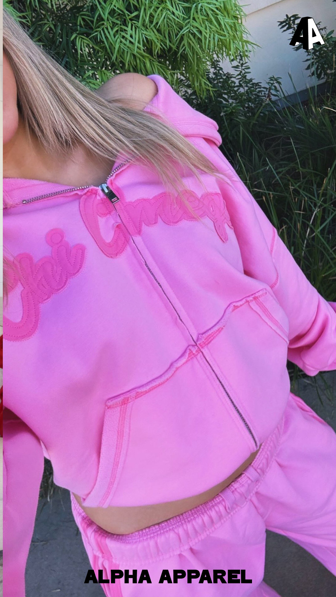 Zip-Up Sweatshirt worn 44