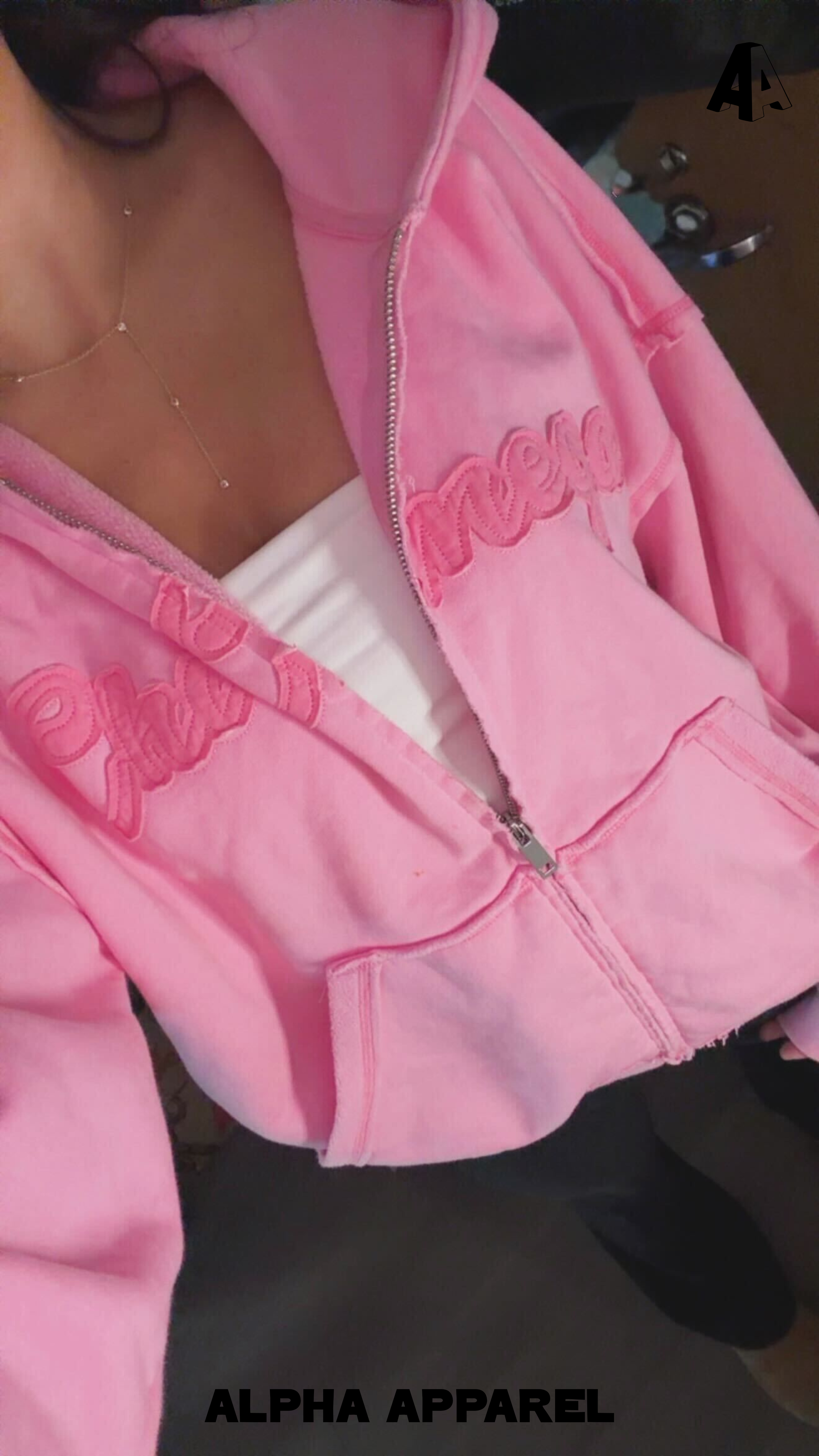 Zip-Up Sweatshirt worn 23