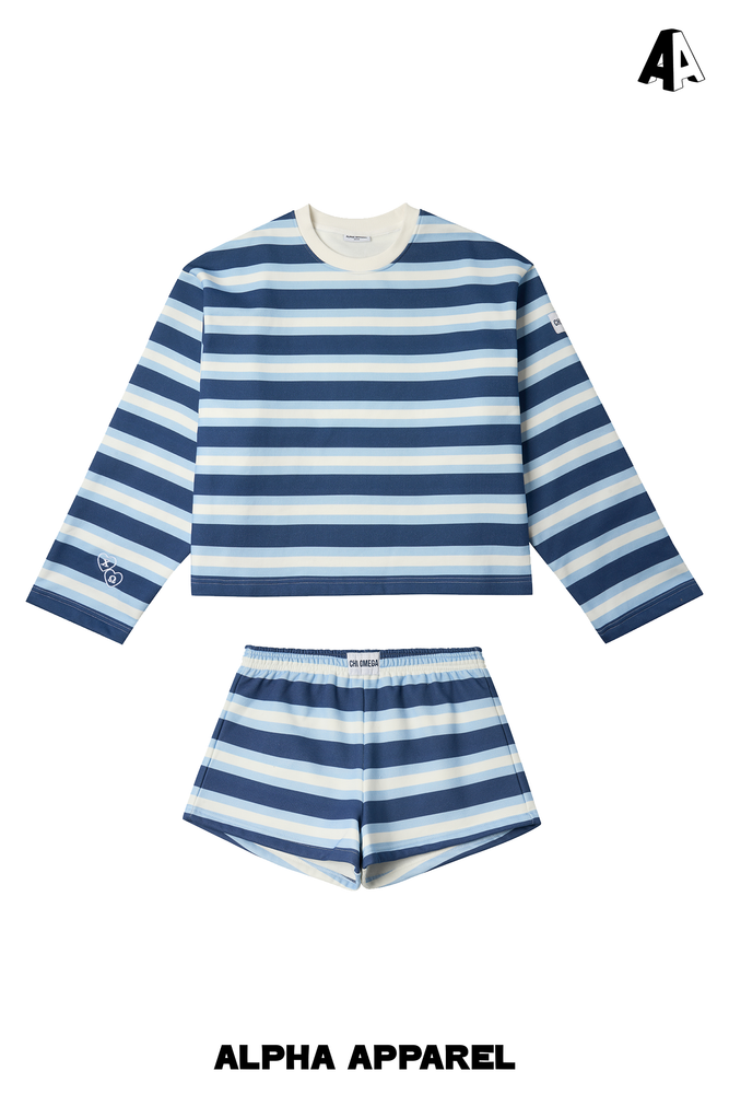 Wide Arm Cropped Long Sleeve Shirt — image 10