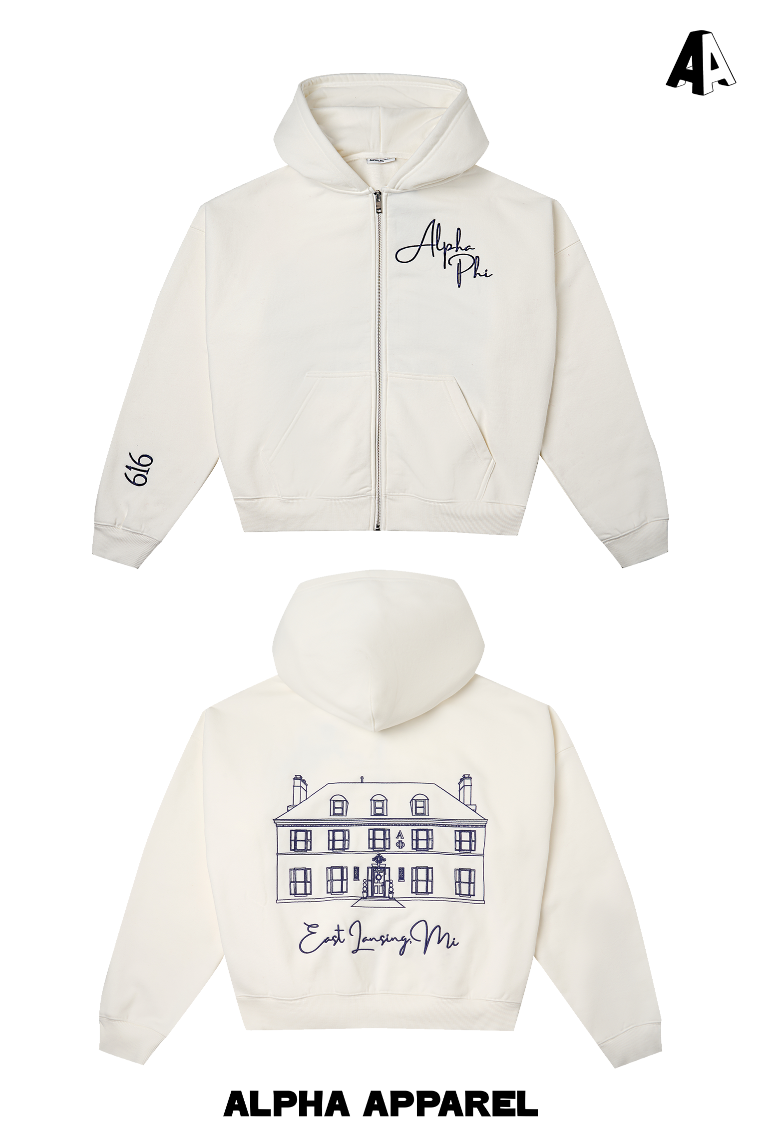 Zip-Up Sweatshirt product shot 30