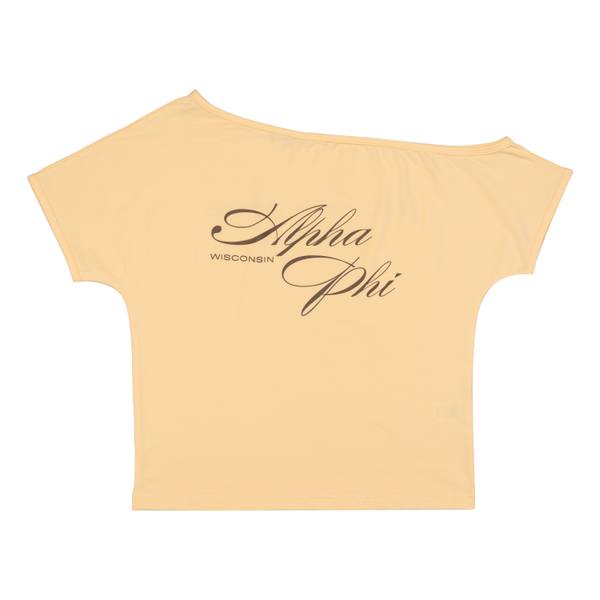 Off-Shoulder Cap Sleeve Tee product shot 7