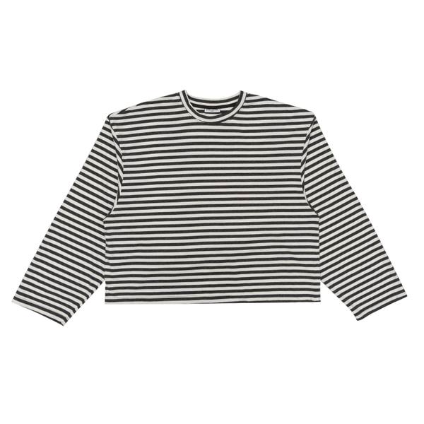 Wide Arm Cropped Long Sleeve Shirt product shot 1