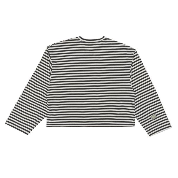 Wide Arm Cropped Long Sleeve Shirt product shot 2