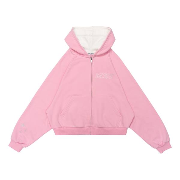 Cropped Zip-Up Sweatshirt product shot 2